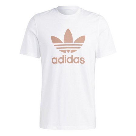 Men Adicolor Classics Trefoil T-Shirt, White, A701_ONE, large image number 3