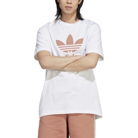 Men Adicolor Classics Trefoil T-Shirt, White, A701_ONE, large image number 7