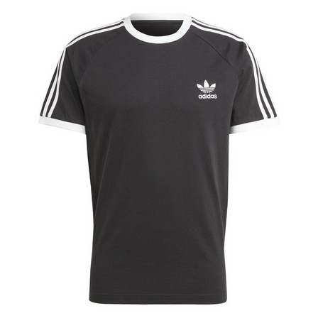 Men Adicolor Classics 3-Stripes T-Shirt, Black, A701_ONE, large image number 0