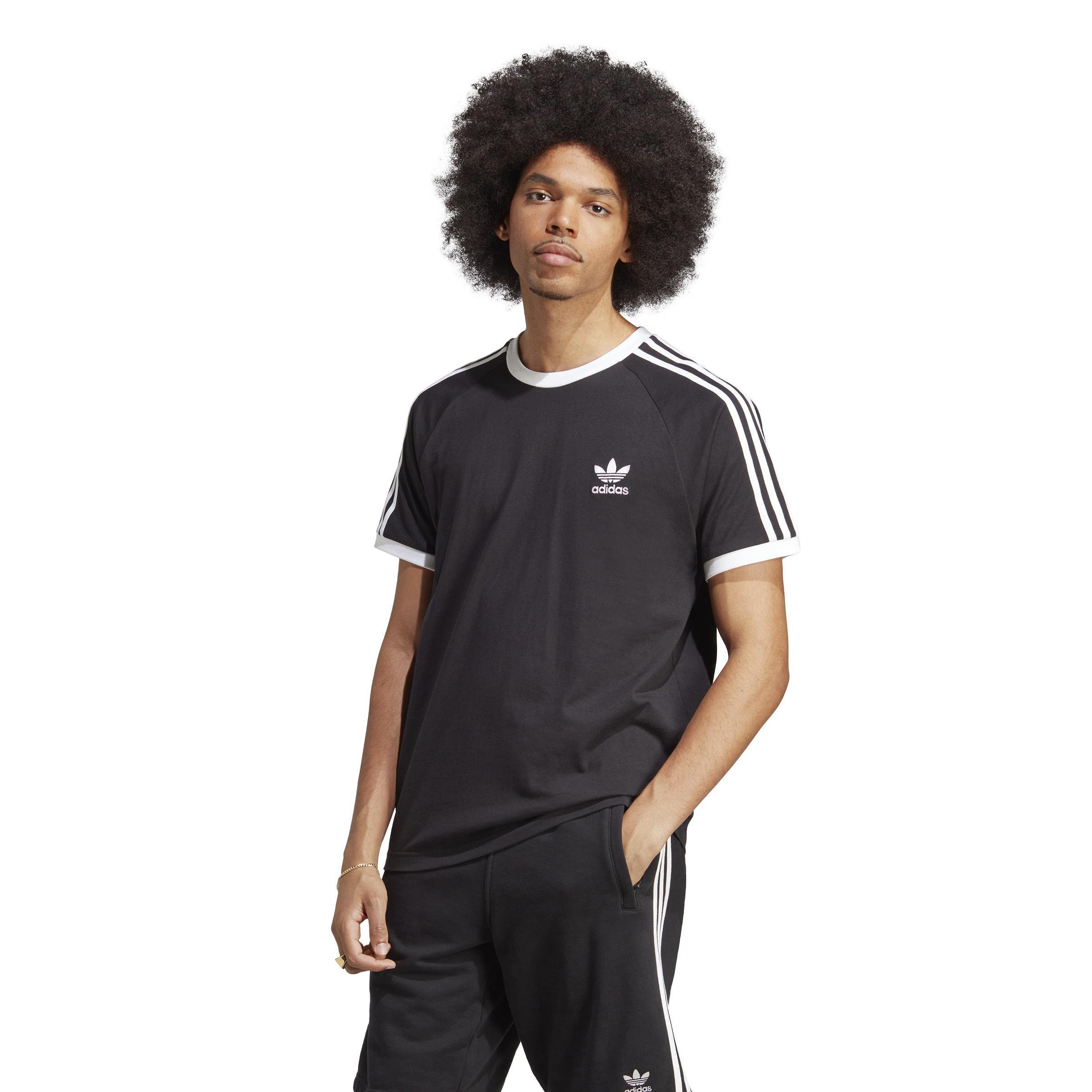 Adicolor Classics 3-Stripes T-Shirt, Black, , large image number 1