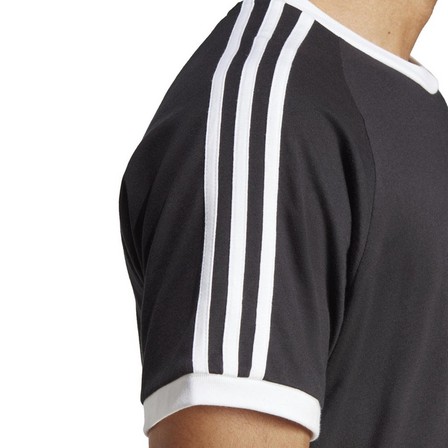 Men Adicolor Classics 3-Stripes T-Shirt, Black, A701_ONE, large image number 4