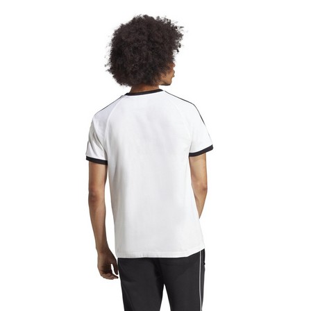 Men Adicolor Classics 3-Stripes T-Shirt, White, A701_ONE, large image number 3