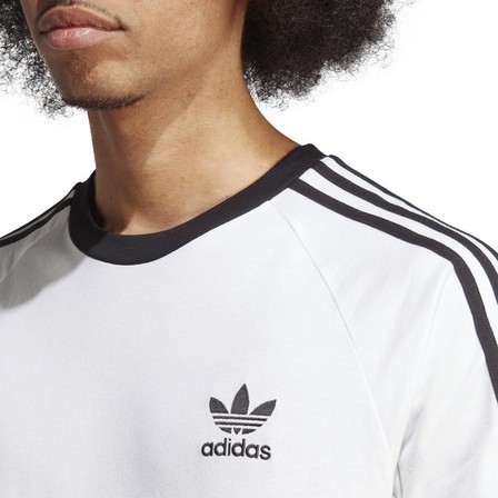 Men Adicolor Classics 3-Stripes T-Shirt, White, A701_ONE, large image number 4