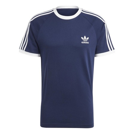 Men Adicolor Classics 3-Stripes T-Shirt, Navy, A701_ONE, large image number 1