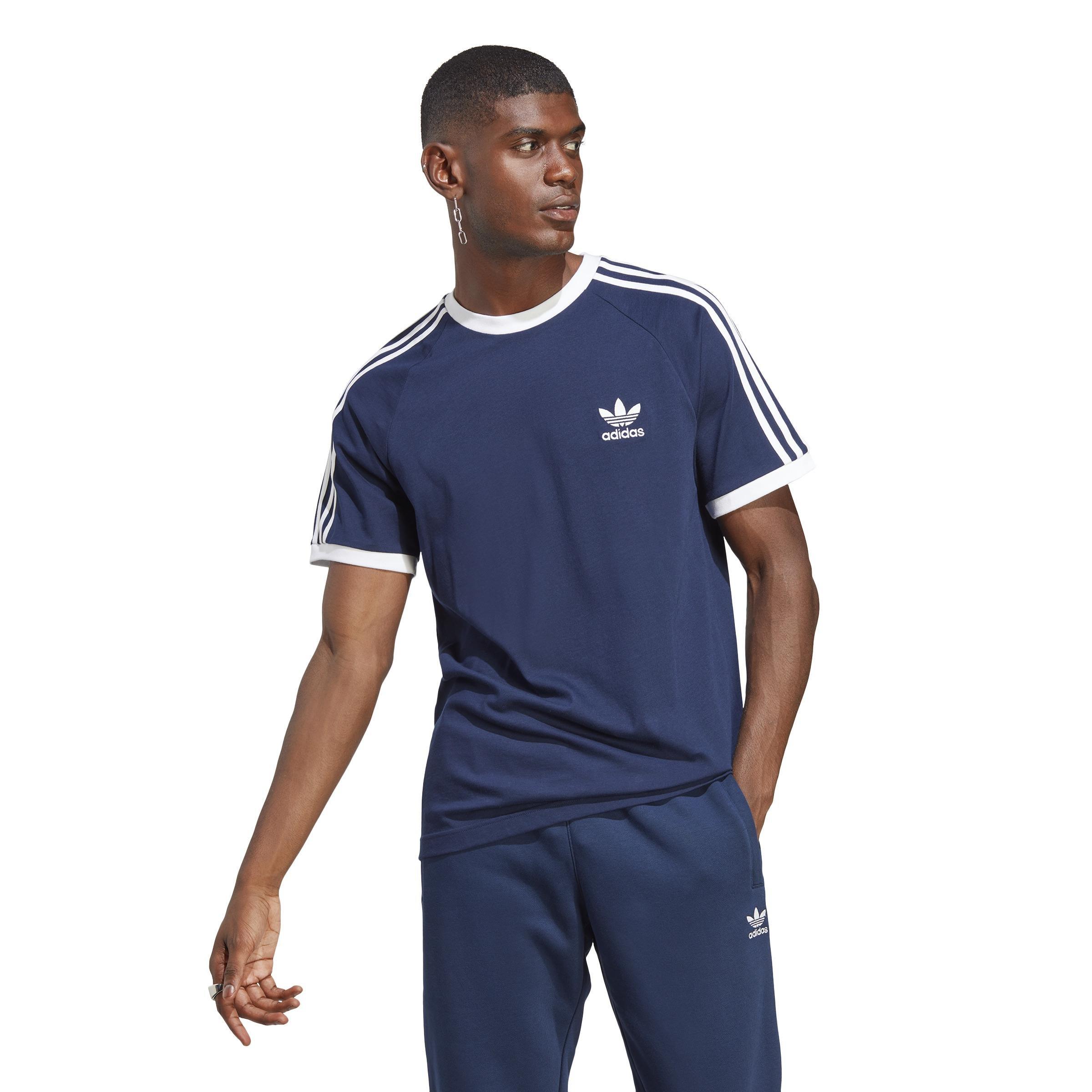 adidas - Men Adicolor Classics 3-Stripes T-Shirt, Navy