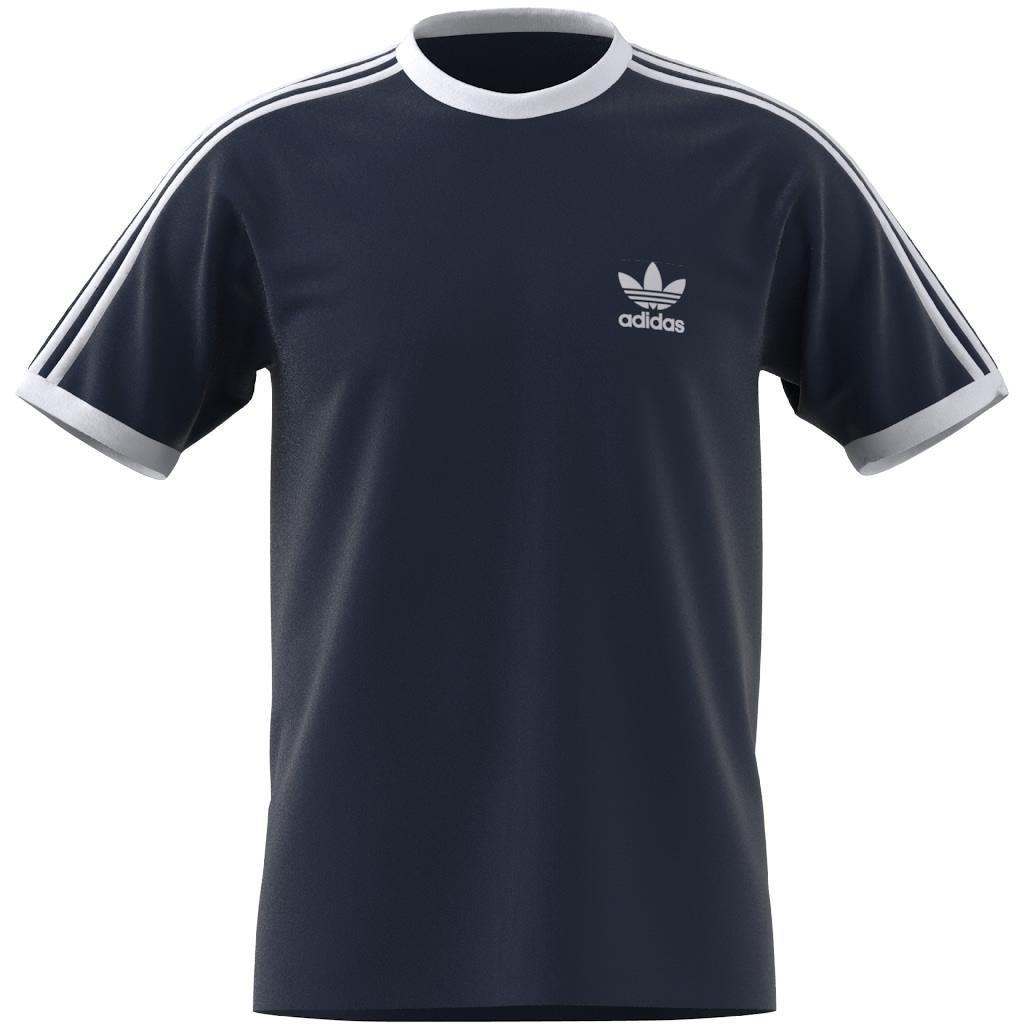 Men Adicolor Classics 3-Stripes T-Shirt, Navy, A701_ONE, large image number 4