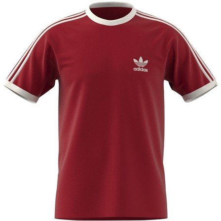 Men Adicolor Classics 3-Stripes T-Shirt, Red, A701_ONE, large image number 14