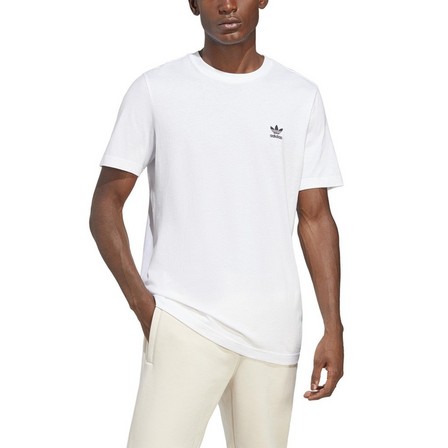 Men Trefoil Essentials T-Shirt, White, A701_ONE, large image number 2