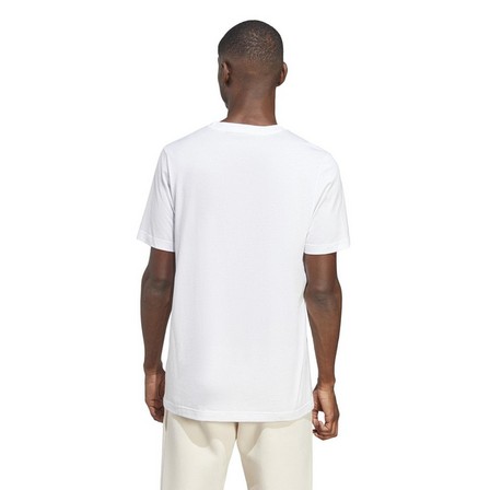 Men Trefoil Essentials T-Shirt, White, A701_ONE, large image number 5