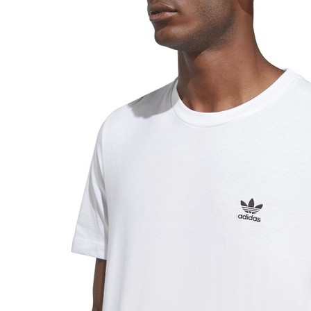 Men Trefoil Essentials T-Shirt, White, A701_ONE, large image number 6