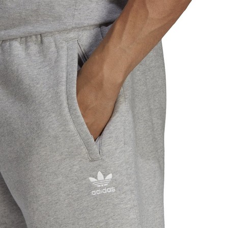 Men Trefoil Essentials Shorts, Grey, A701_ONE, large image number 3