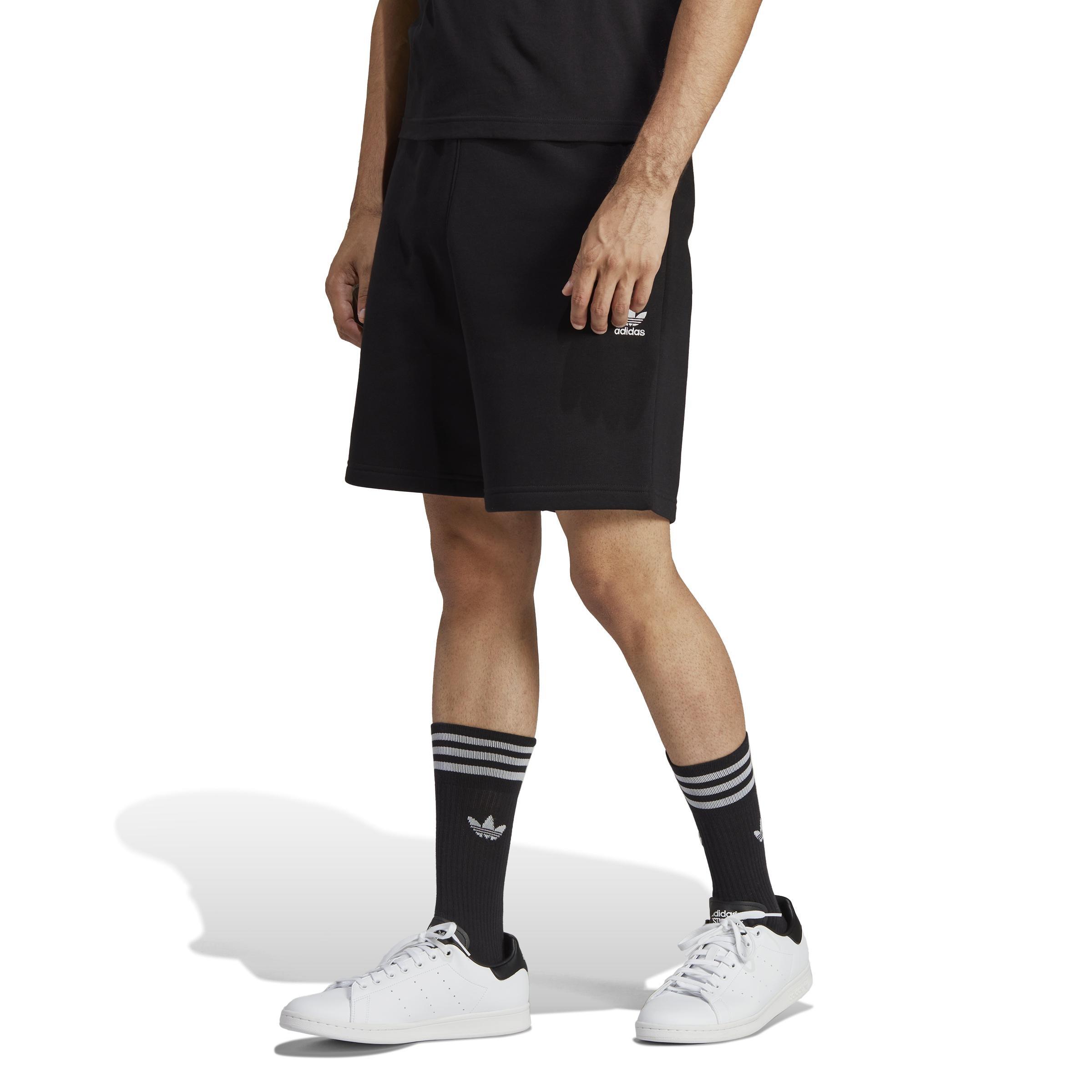 Men Trefoil Essentials Shorts, Black, A701_ONE, large image number 7