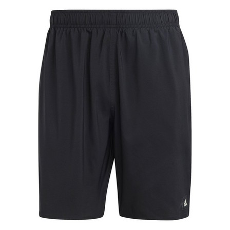 Men Solid Clx Classic-Length Swim Shorts, Black, A701_ONE, large image number 1