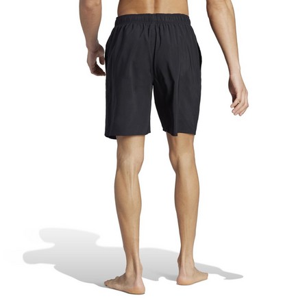Men Solid Clx Classic-Length Swim Shorts, Black, A701_ONE, large image number 2