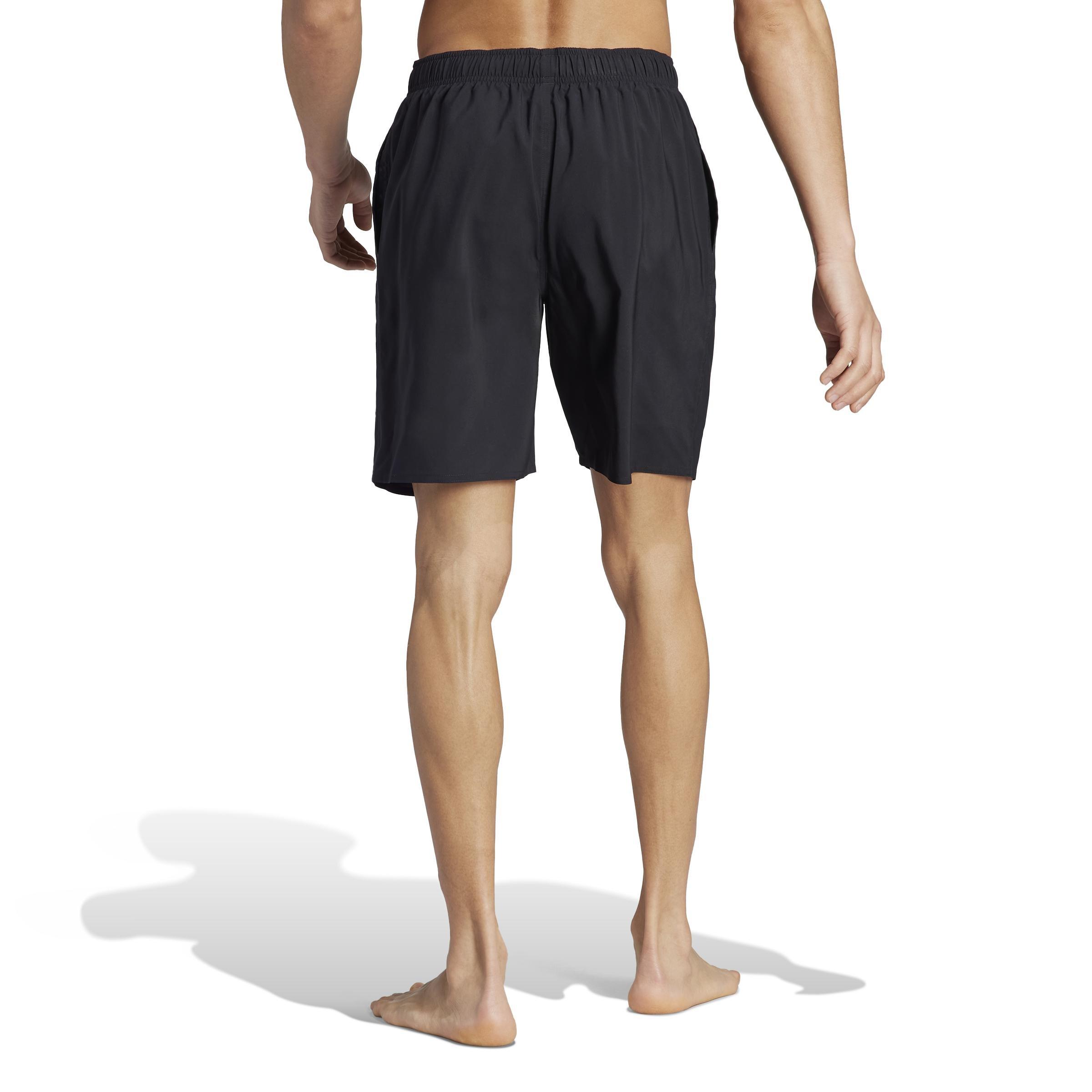 Solid Clx Classic-Length Swim Shorts, Black, A701_ONE, large image number 2