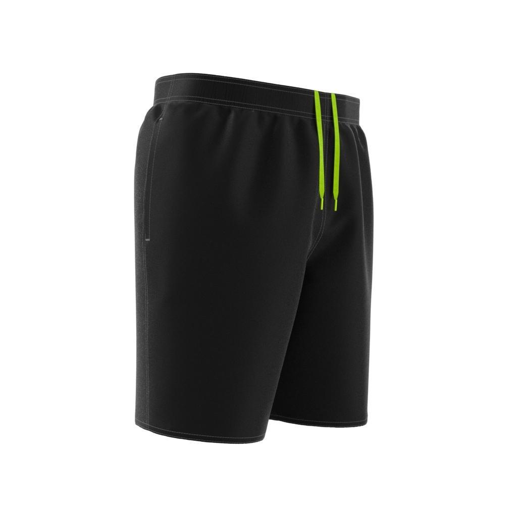 Solid Clx Classic-Length Swim Shorts, Black, A701_ONE, large image number 5