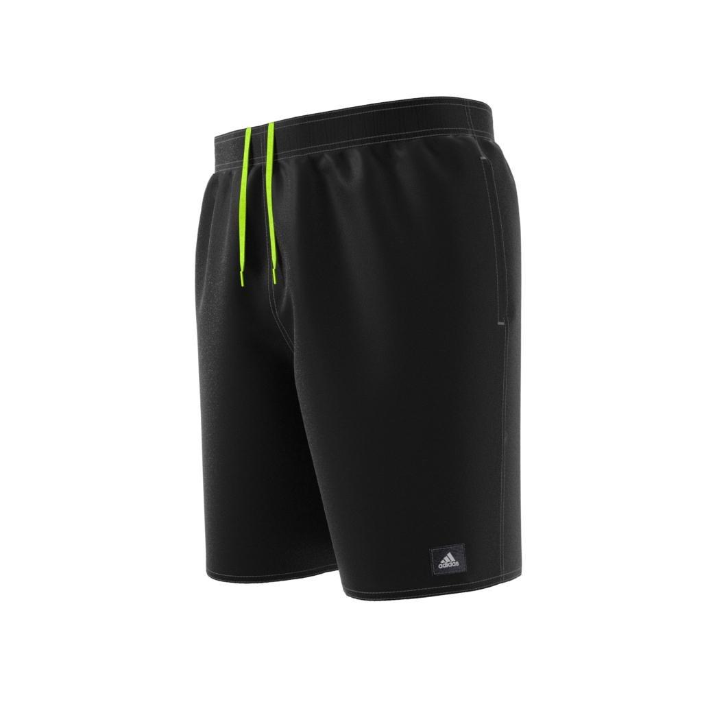 Solid Clx Classic-Length Swim Shorts, Black, A701_ONE, large image number 8