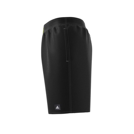 Men Solid Clx Classic-Length Swim Shorts, Black, A701_ONE, large image number 11