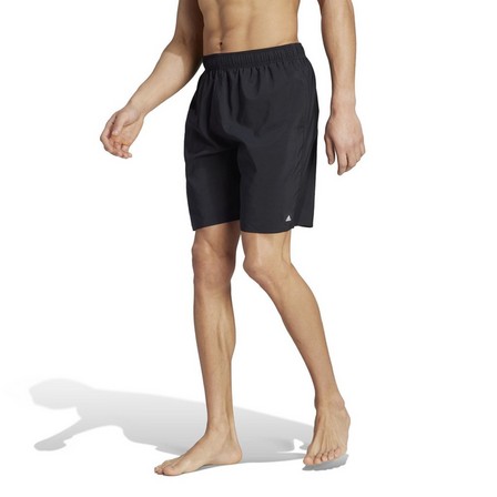 Men Solid Clx Classic-Length Swim Shorts, Black, A701_ONE, large image number 12