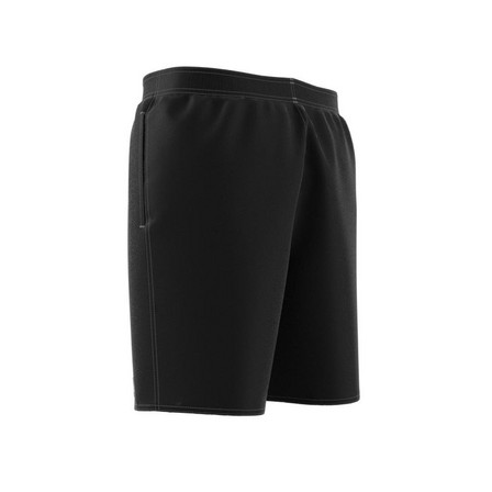 Men Solid Clx Classic-Length Swim Shorts, Black, A701_ONE, large image number 13