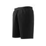 adidas - Men Solid Clx Classic-Length Swim Shorts, Black