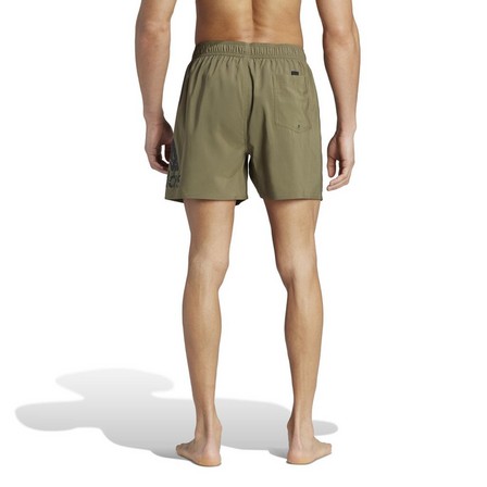Men Big Logo Clx Short-Length Swim Shorts, Khaki, A701_ONE, large image number 1