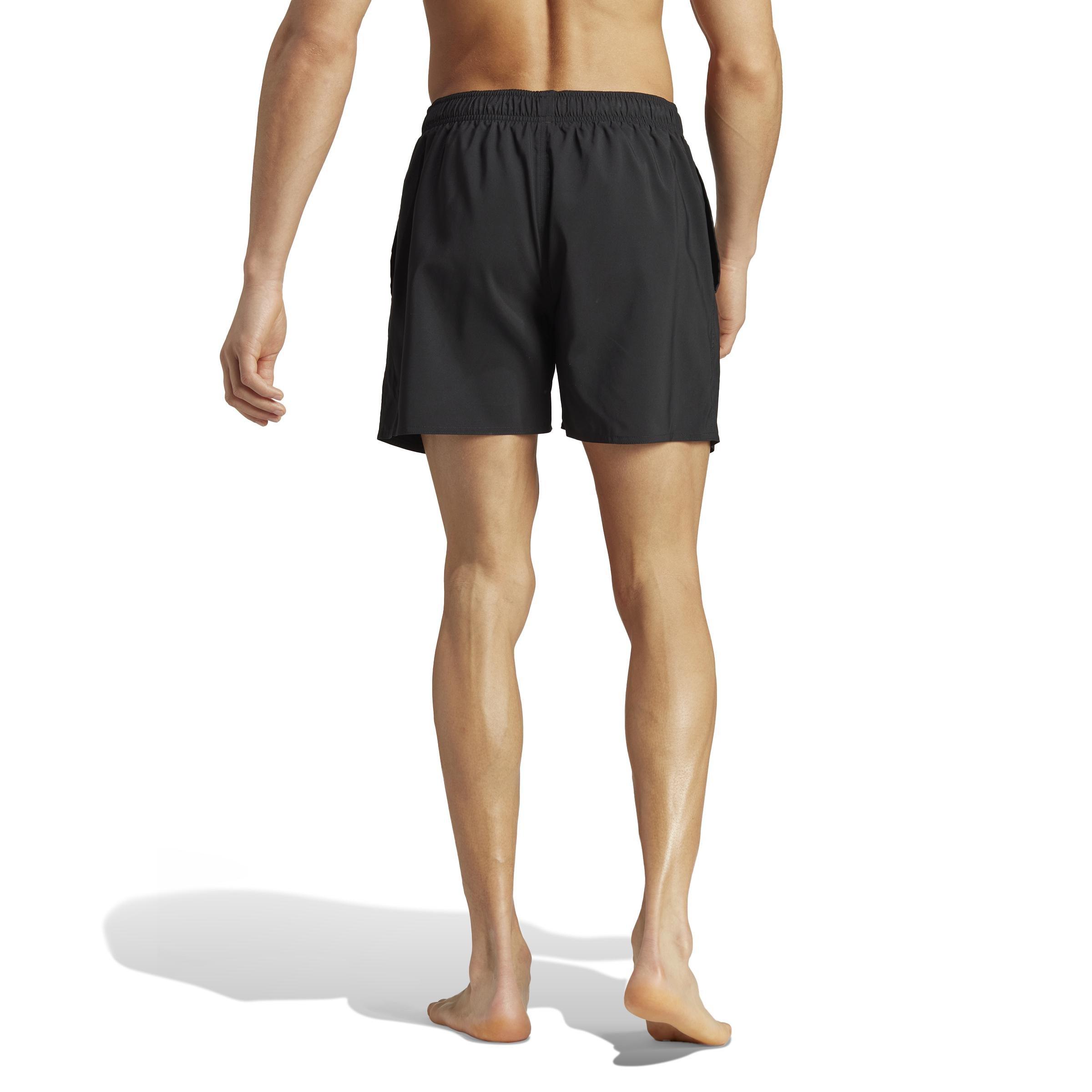 Solid Clx Short-Length Swim Shorts, Black, , large image number 4