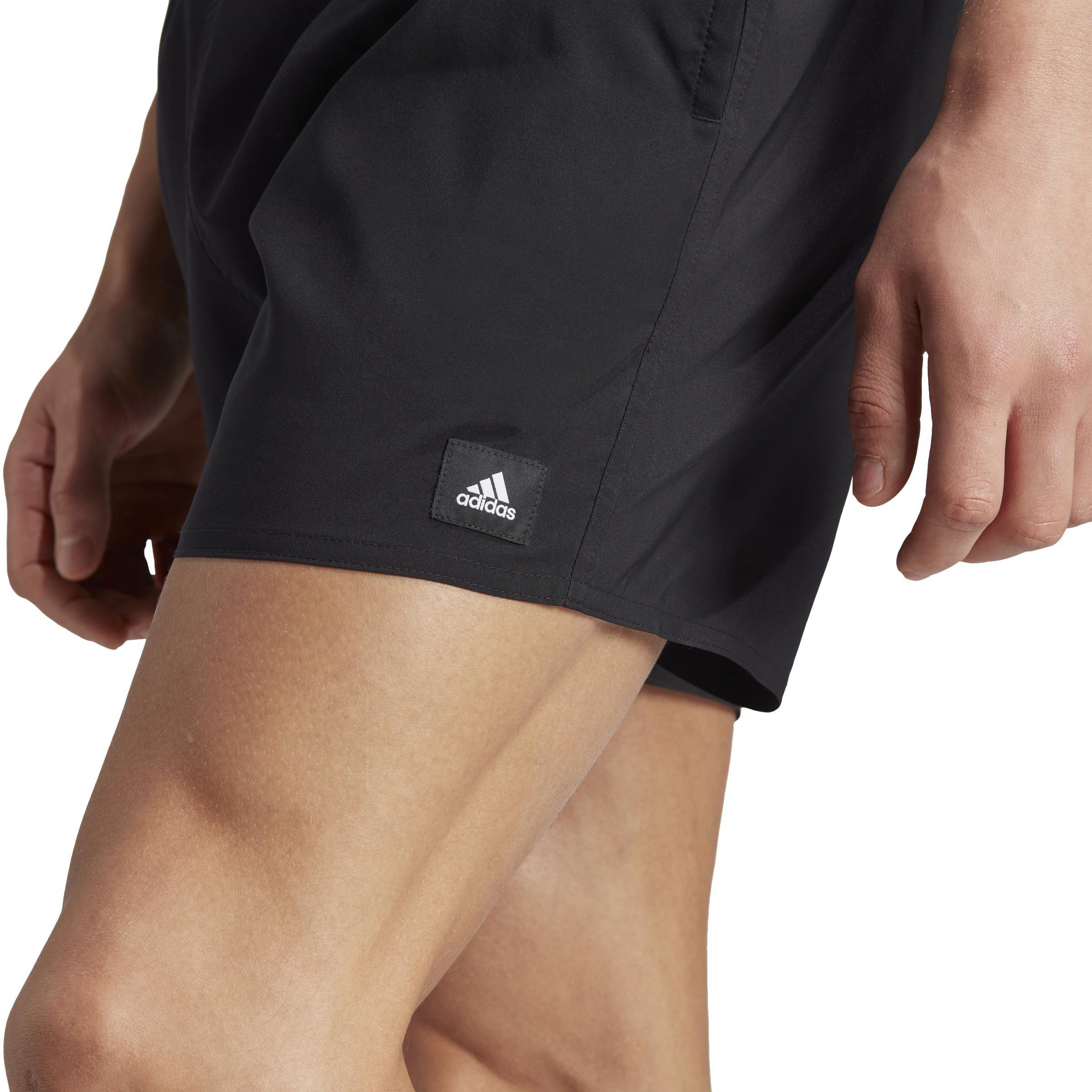 Solid Clx Short-Length Swim Shorts, Black, A701_ONE, large image number 5