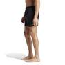 adidas - Men Solid Clx Short-Length Swim Shorts, Black