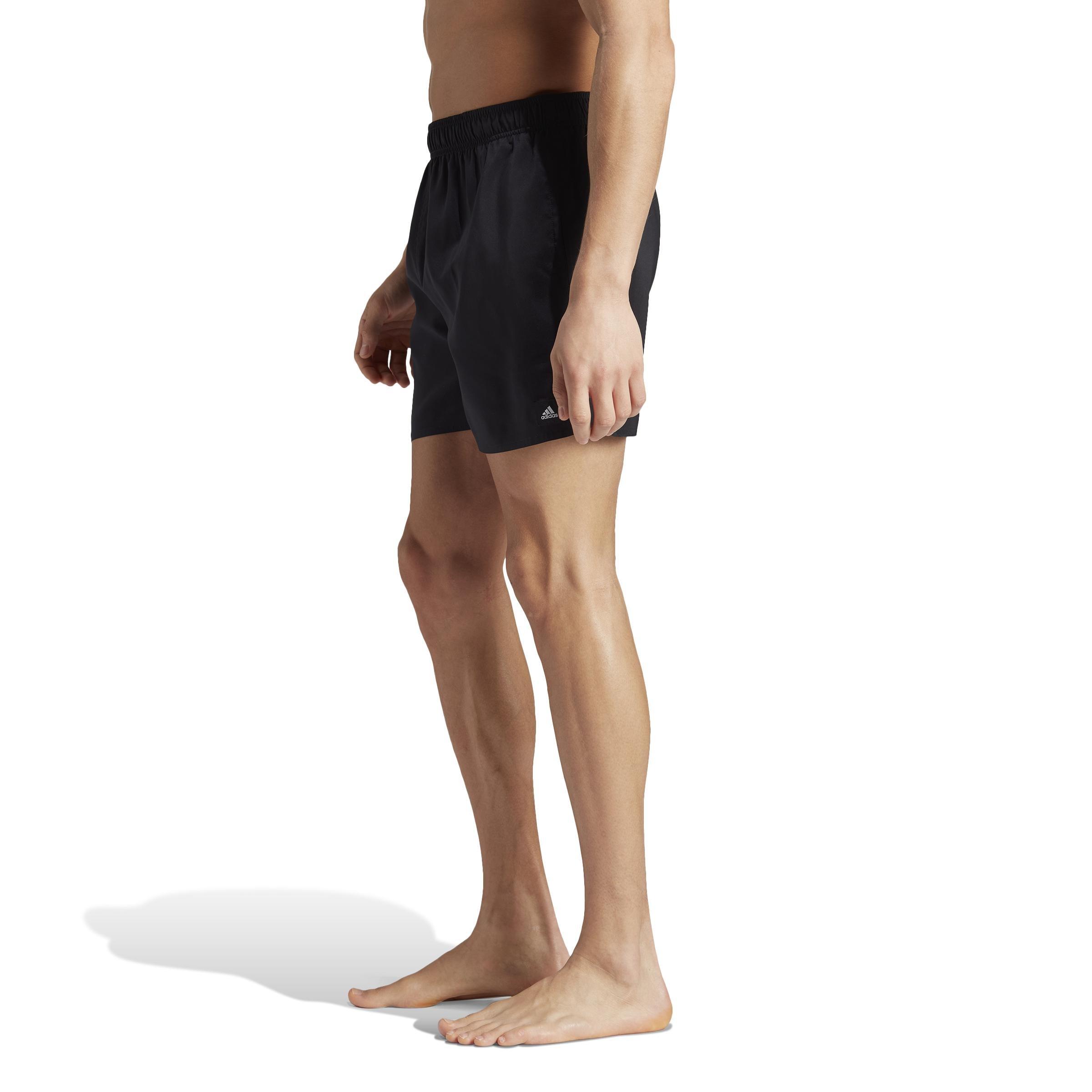 Solid Clx Short-Length Swim Shorts, Black, , large image number 14