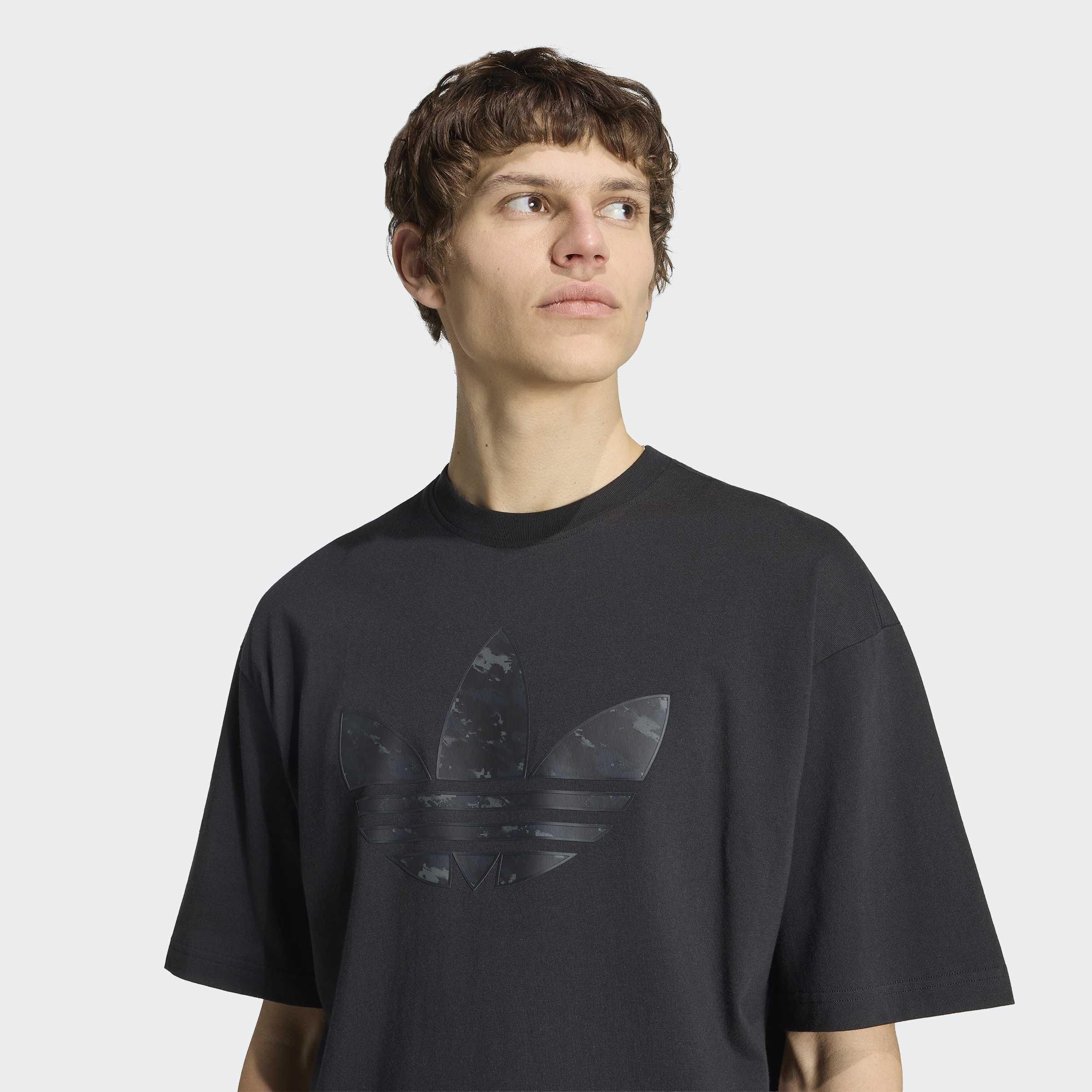Camo T-Shirt 2 Infill Trefoil, Black, A701_ONE, large image number 3