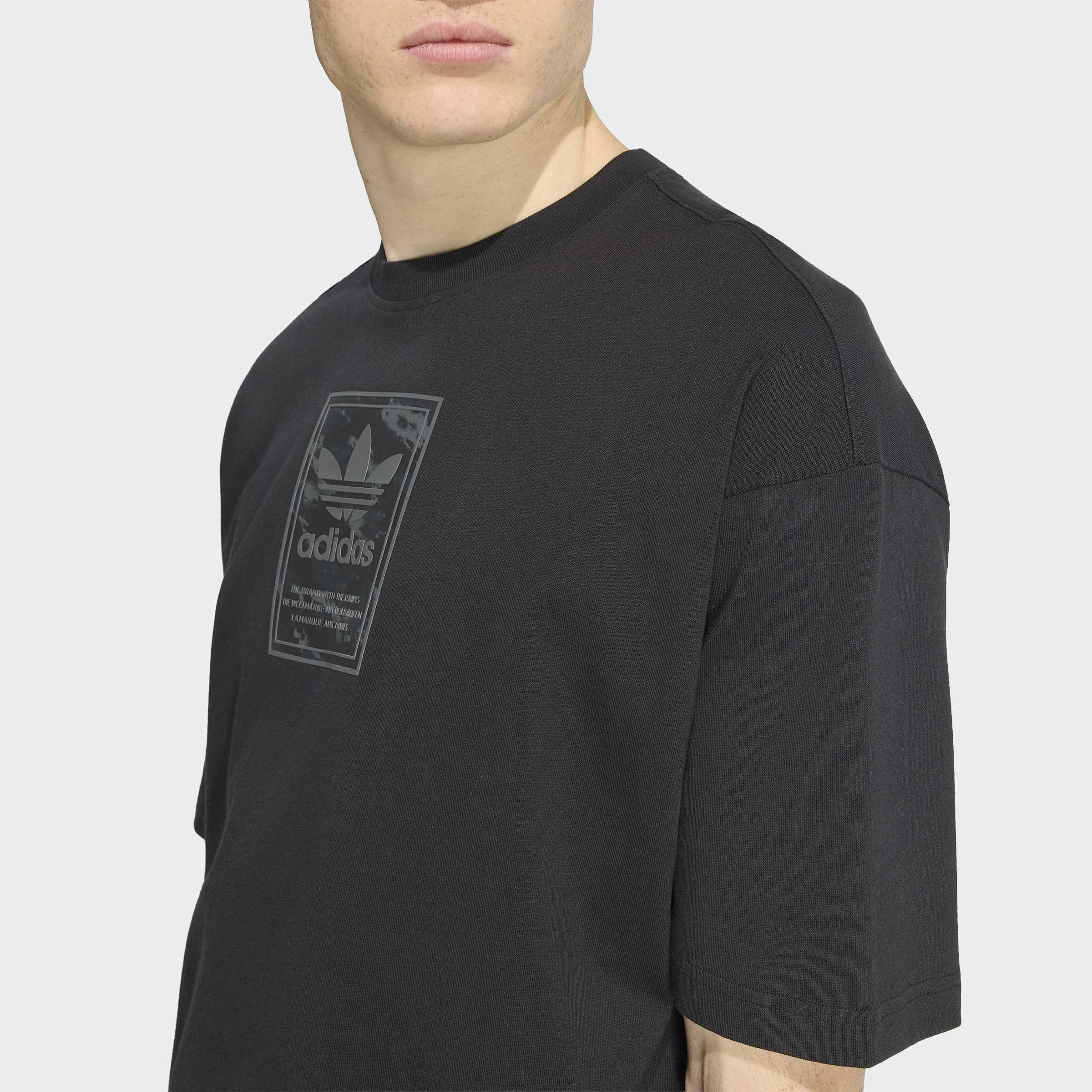 Camo Tongue Label T-Shirt, Black, A701_ONE, large image number 3