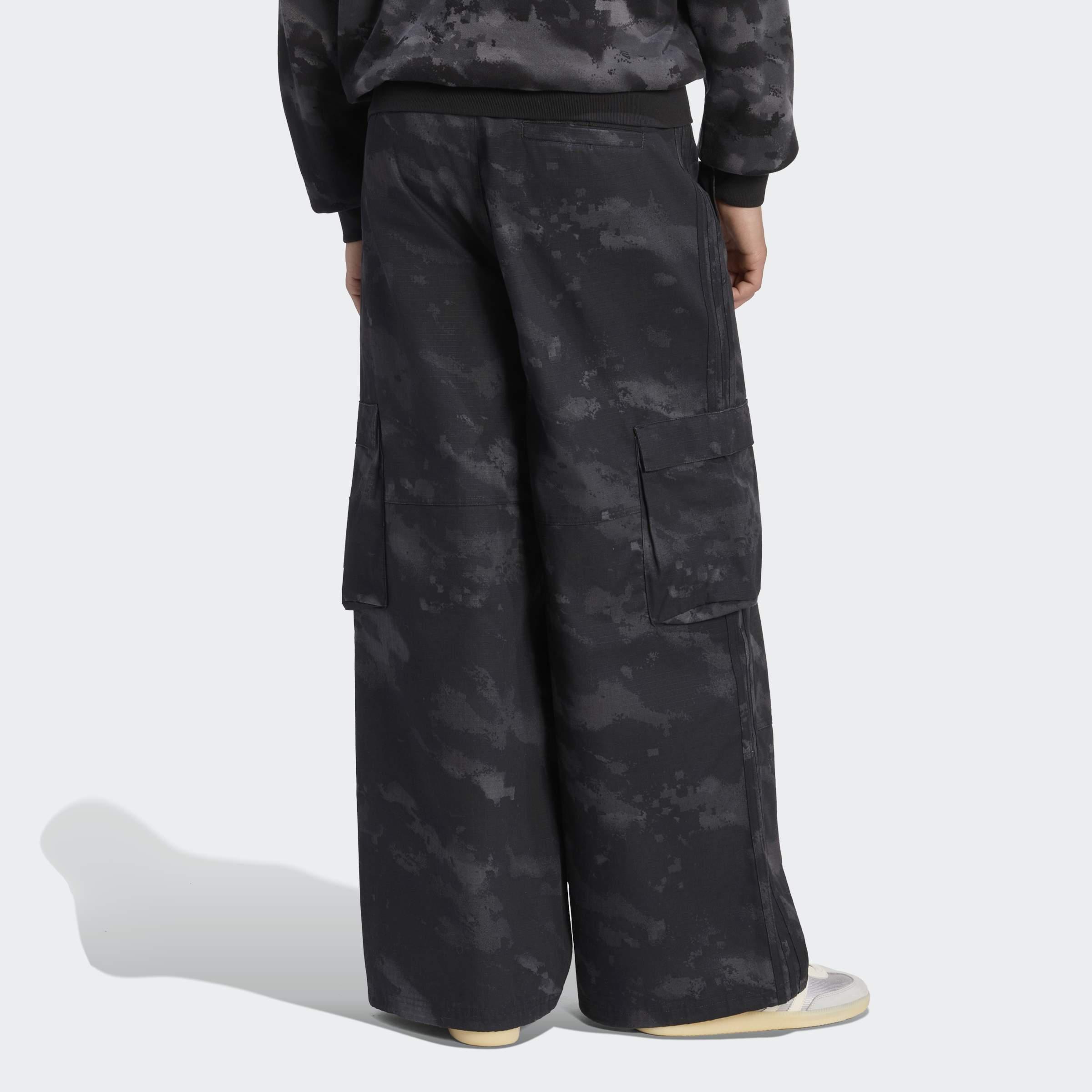 Camo Trousers, Black, A701_ONE, large image number 1