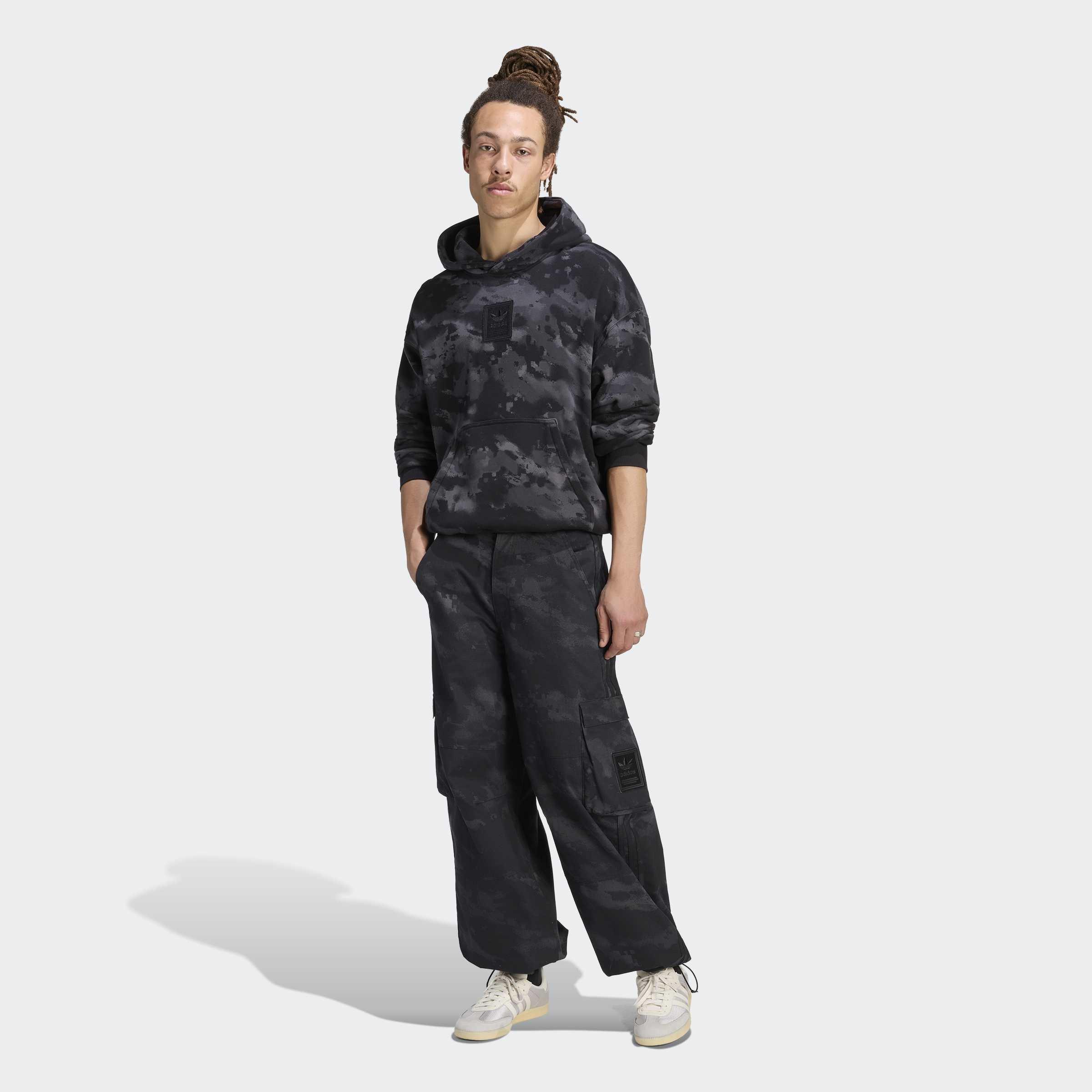 Camo Trousers, Black, A701_ONE, large image number 5