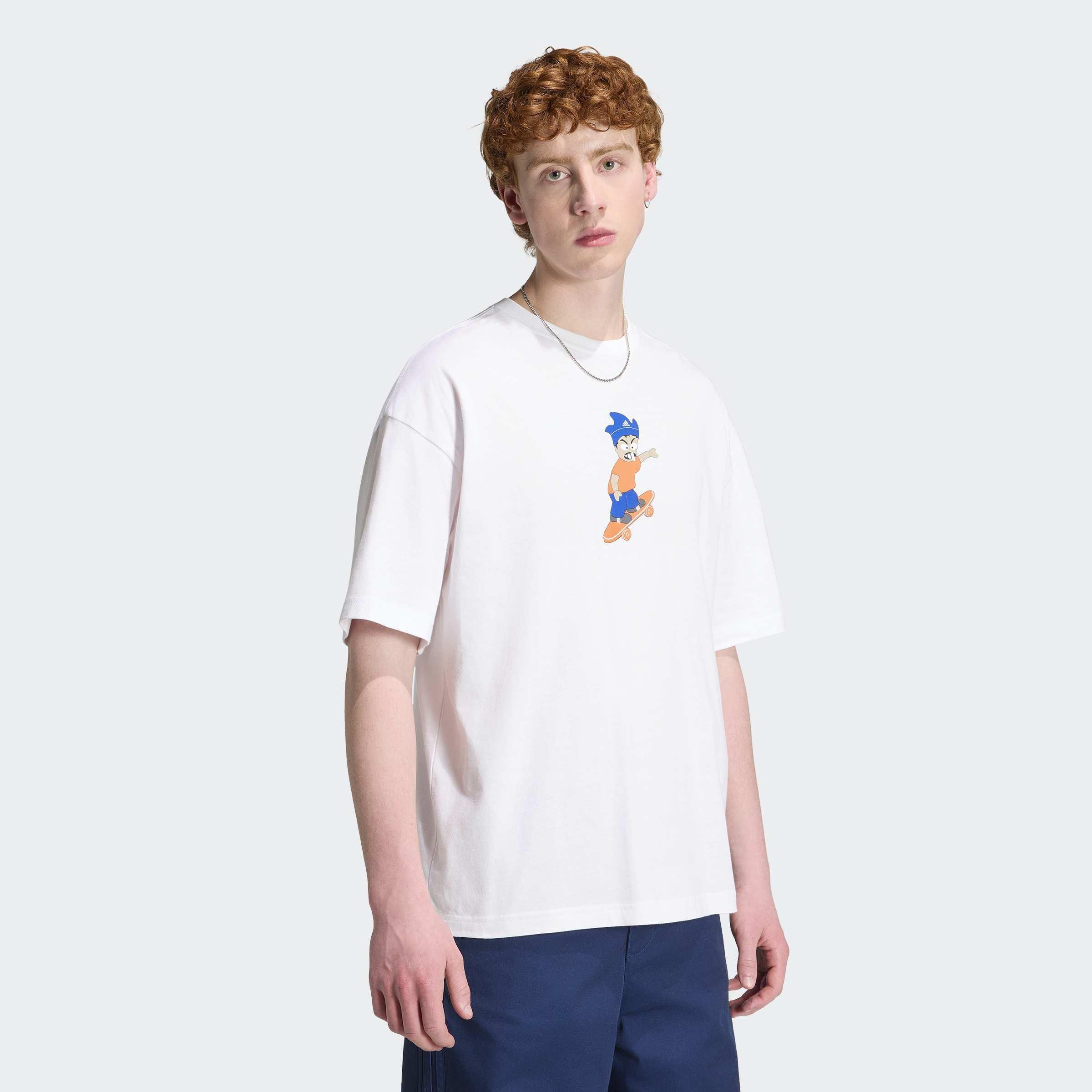 Lil Mean Skate T-Shirt, White, A701_ONE, large image number 4