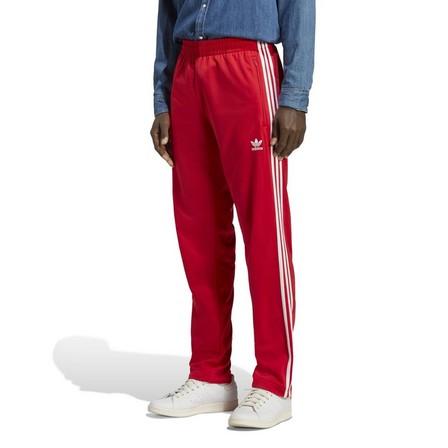 Men Adicolor Classics Firebird Tracksuit Bottoms, Red, A701_ONE, large image number 1