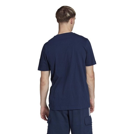 Men Adicolor Classics Trefoil T-Shirt, Navy, A701_ONE, large image number 5