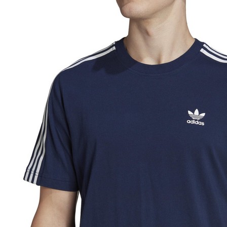 Men Adicolor Classics Trefoil T-Shirt, Navy, A701_ONE, large image number 7