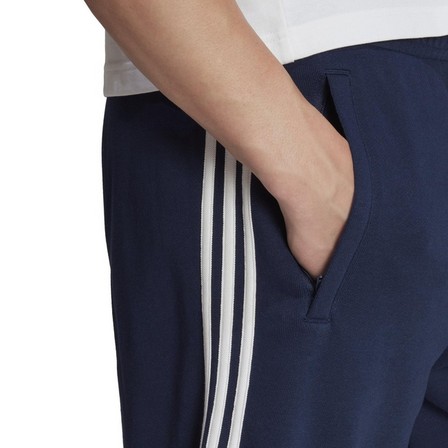 Man Adicolor Classics 3-Stripes Sweat Shorts, Blue, A701_ONE, large image number 5