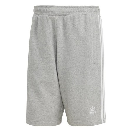 Men Adicolor Classics 3-Stripes Sweat Shorts, Grey, A701_ONE, large image number 3
