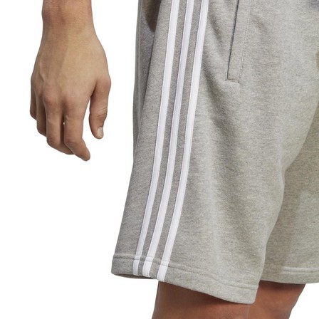 Men Adicolor Classics 3-Stripes Sweat Shorts, Grey, A701_ONE, large image number 6