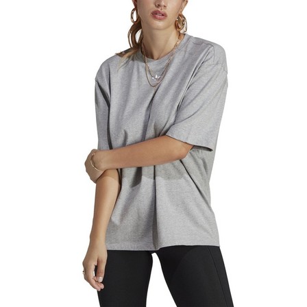 Women Adicolor Essentials T-Shirt, Grey, A701_ONE, large image number 1