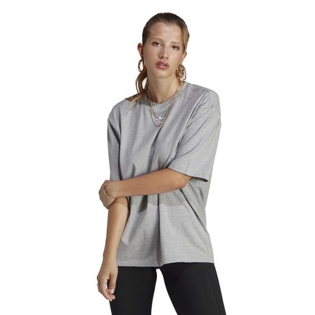 Women Adicolor Essentials T-Shirt, Grey, A701_ONE, large image number 9