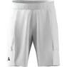 Men Aeroready Pro Tennis Shorts, White, A701_ONE, thumbnail image number 5