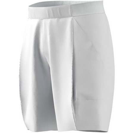 Men Aeroready Pro Tennis Shorts, White, A701_ONE, large image number 8