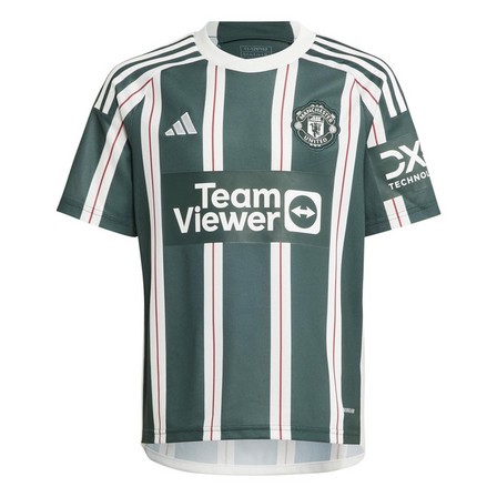 Male Junior Manchester United 23/24 Away Jersey, Green, A701_ONE, large image number 0