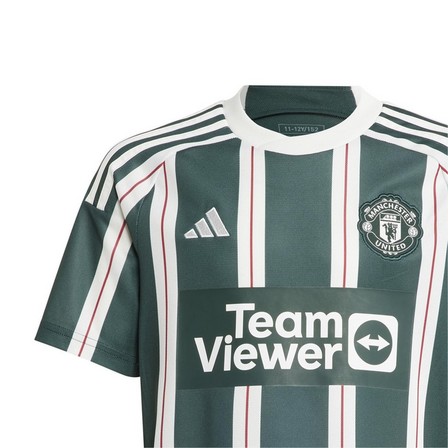 Male Junior Manchester United 23/24 Away Jersey, Green, A701_ONE, large image number 2