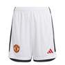 Kids Boys Manchester United 23/24 Home Shorts, White, A701_ONE, thumbnail image number 0