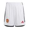 Kids Boys Manchester United 23/24 Home Shorts, White, A701_ONE, thumbnail image number 1