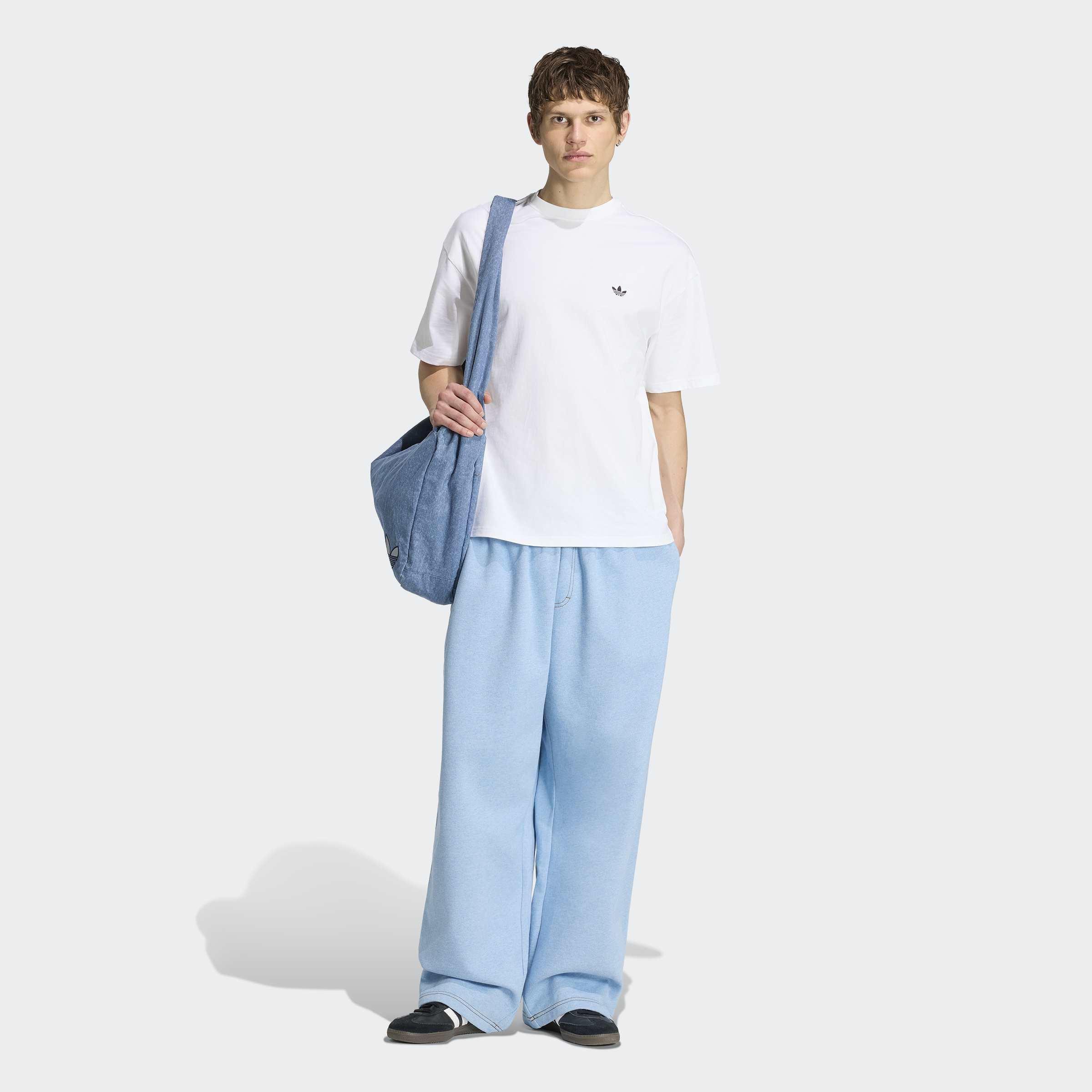 Trefoil Essentials Loose T-Shirt, White, A701_ONE, large image number 5